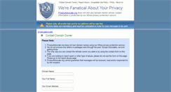 Desktop Screenshot of privacyadvocate.org